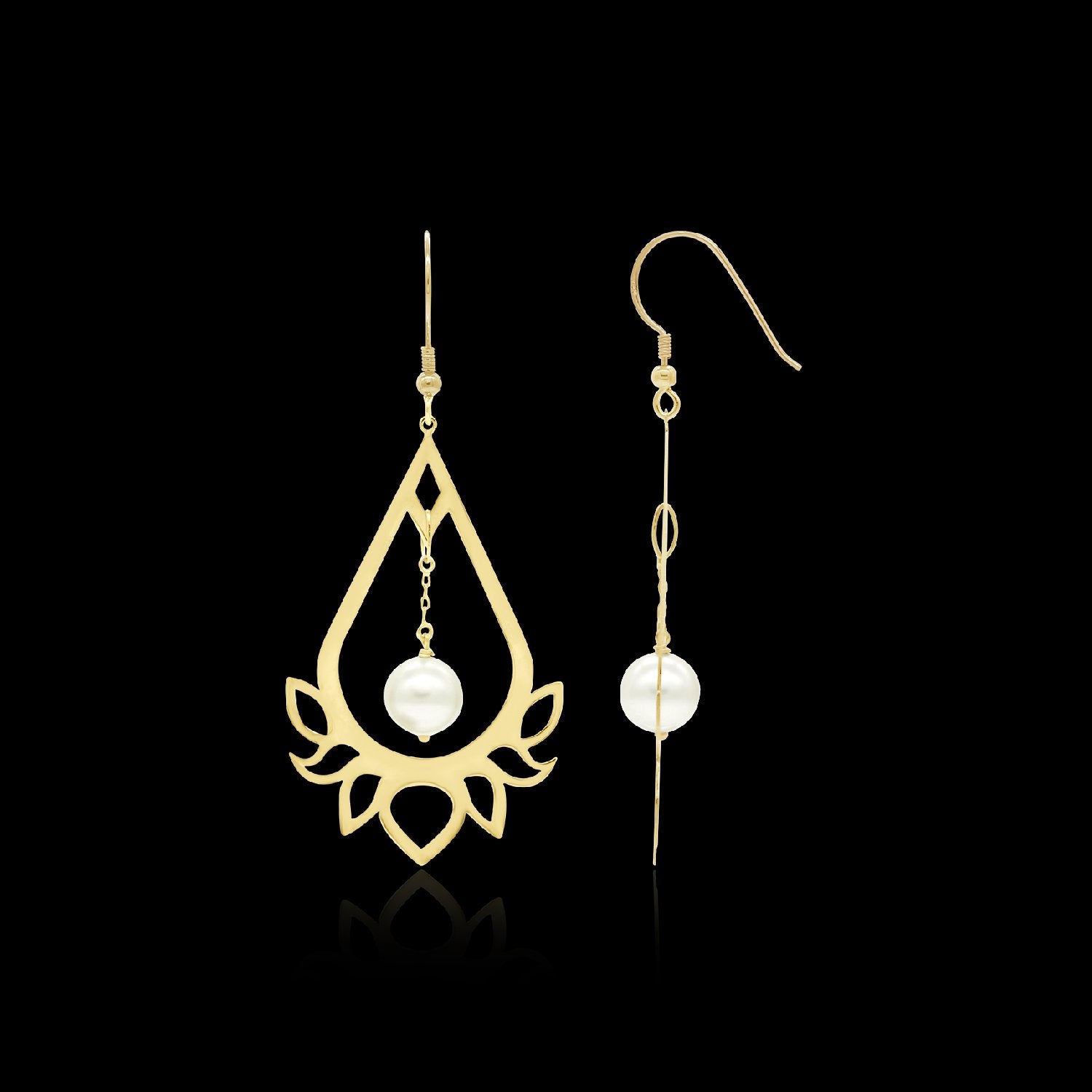 Pearl Blossom Earrings