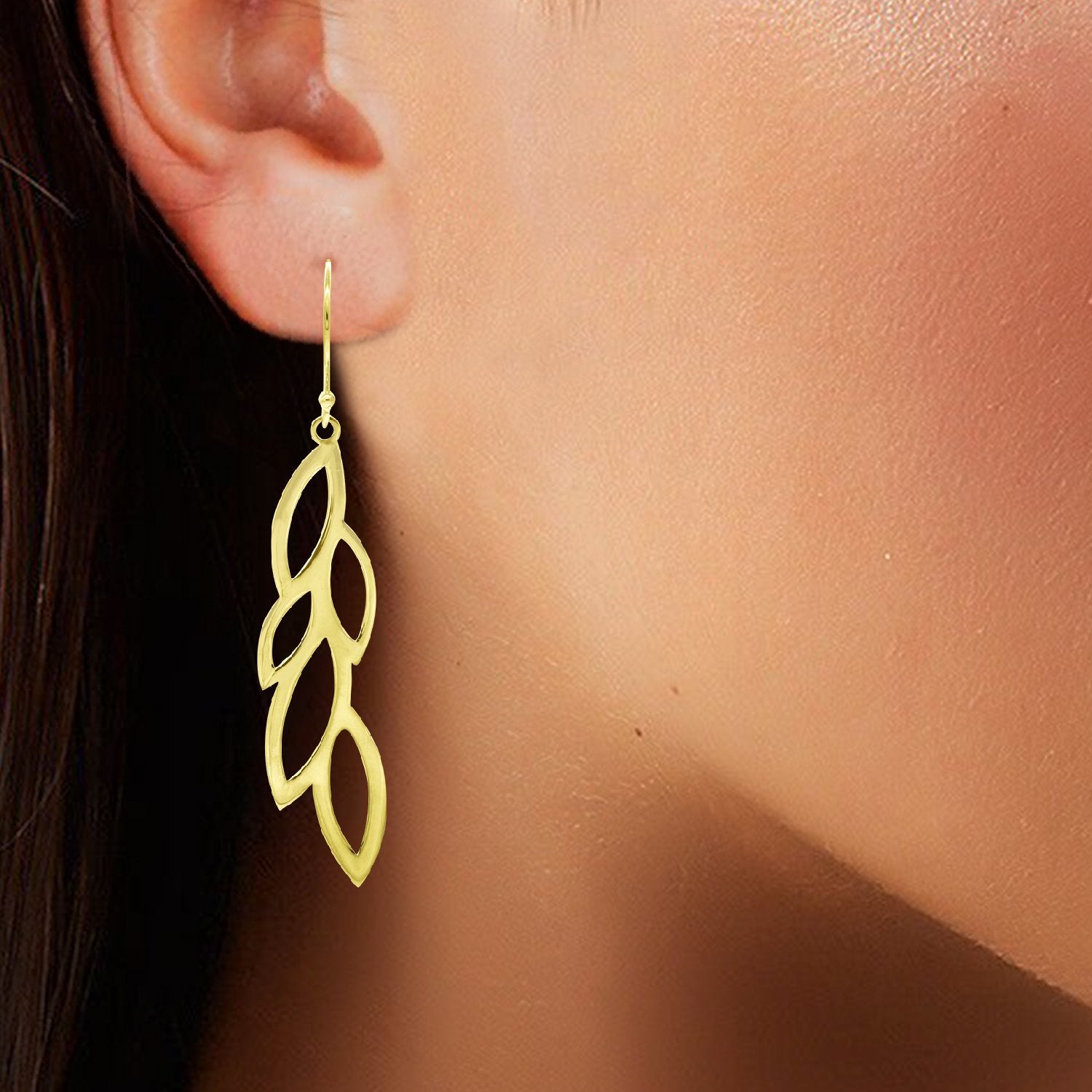Leaflet Drop Earrings