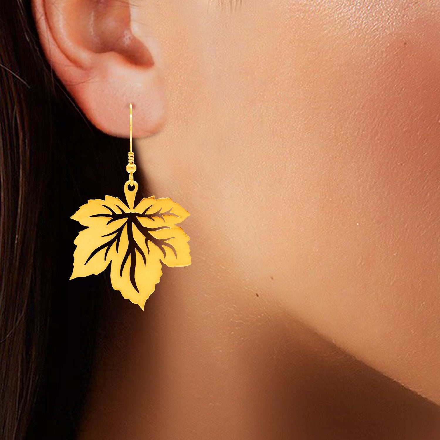 Leaf Contemporary Earrings