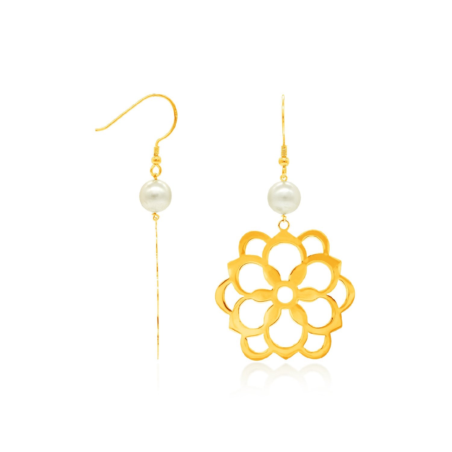 Floral Contemporary Earrings