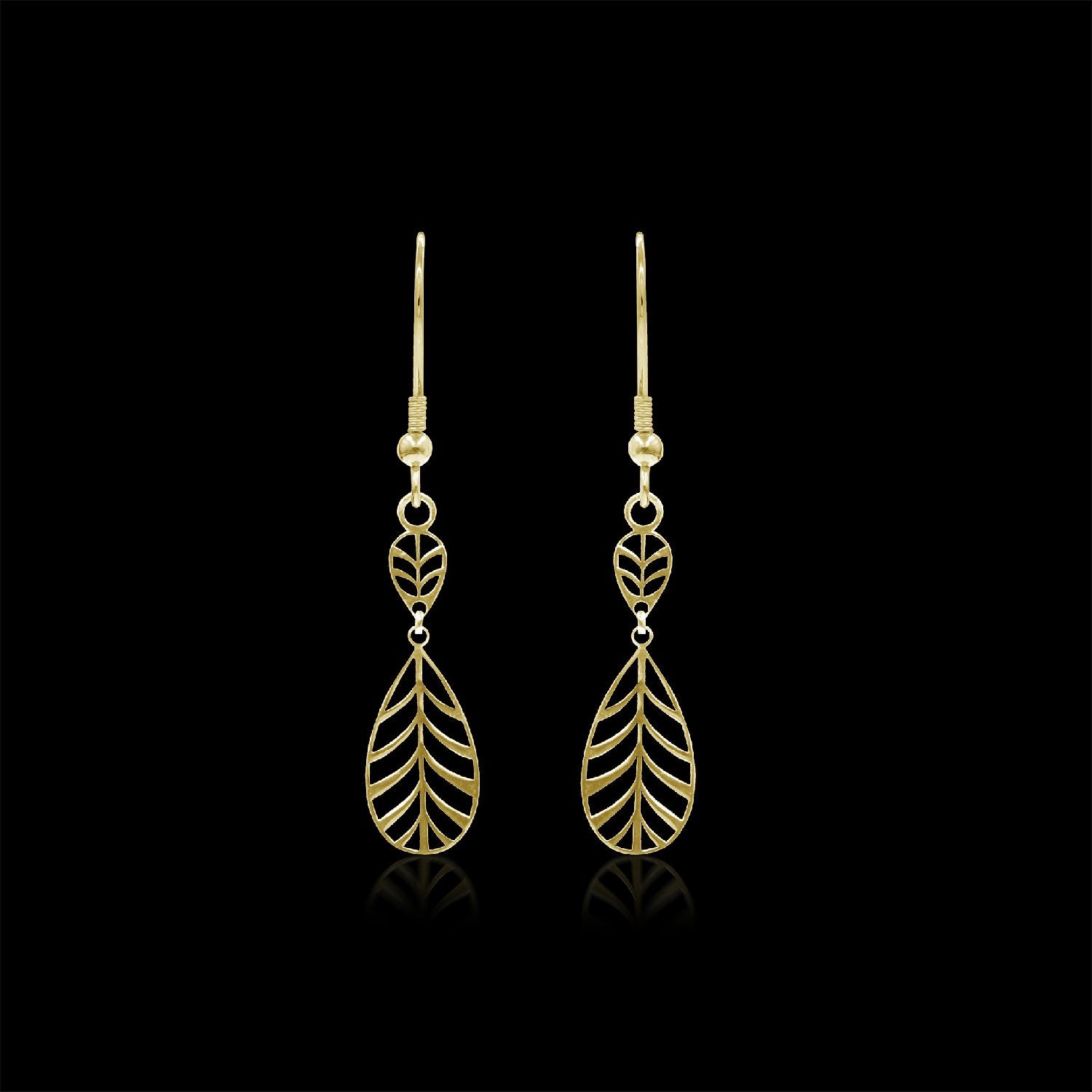 Leaf Drop Earrings