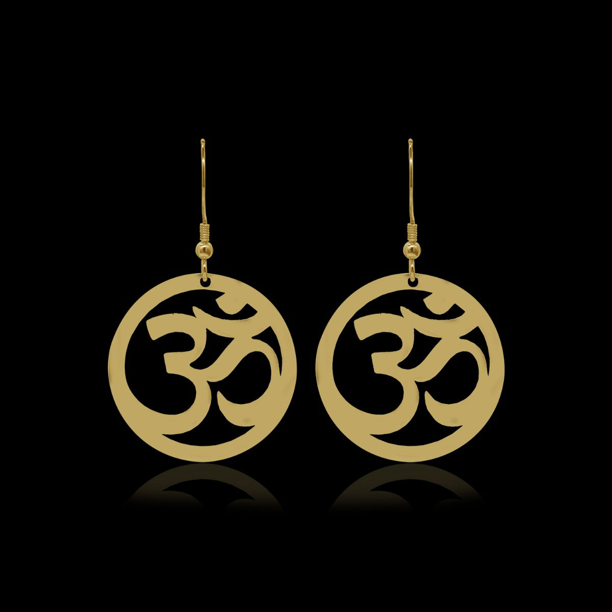 Spiritual Om Drop Earrings