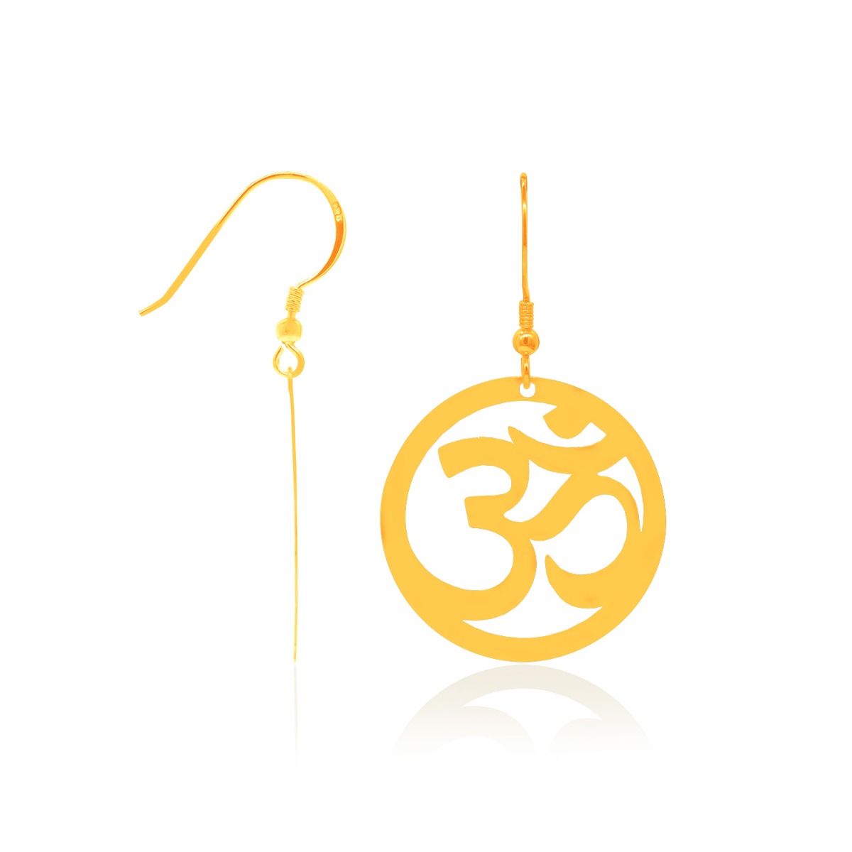 Spiritual Om Drop Earrings