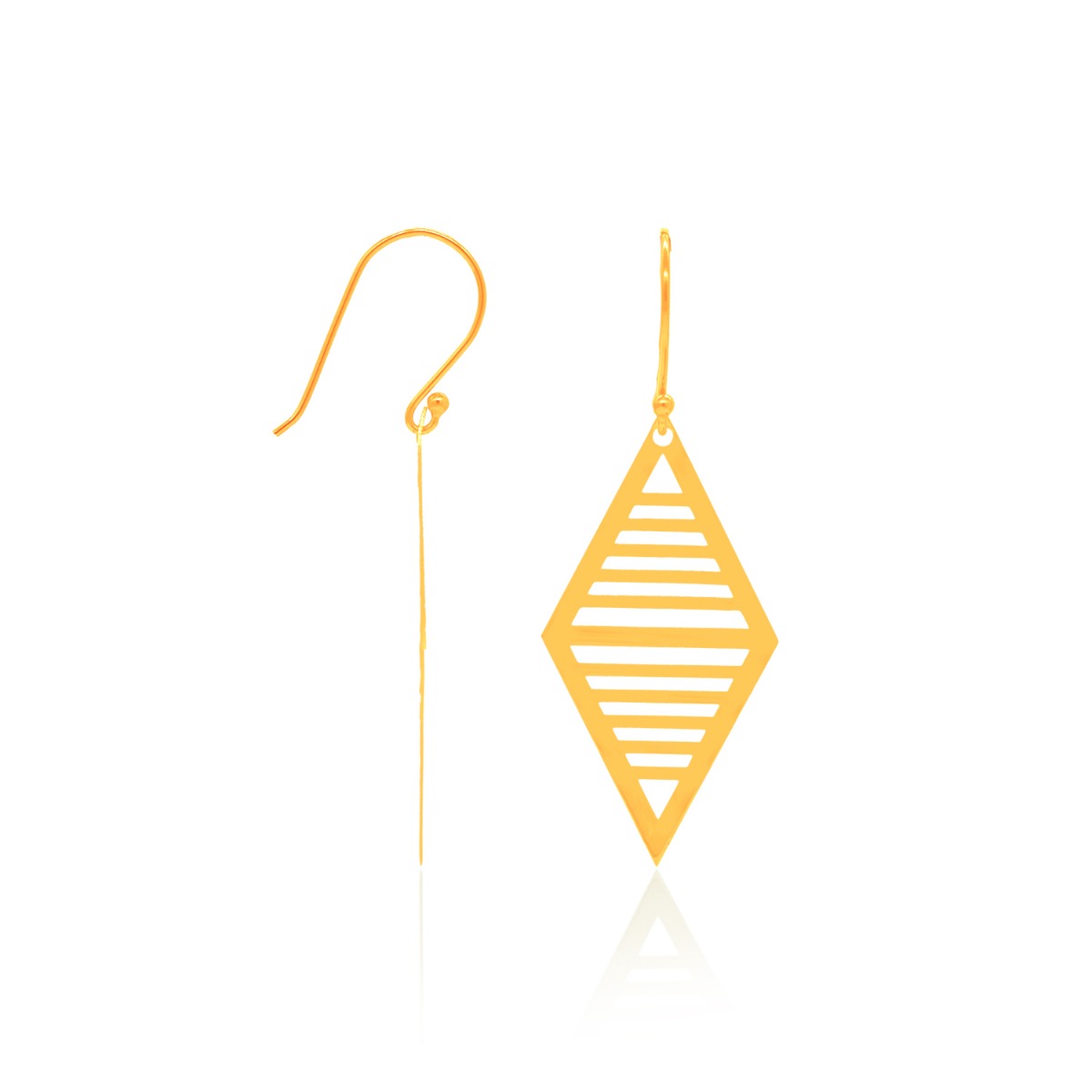 Ahana Geometric Drop Earrings