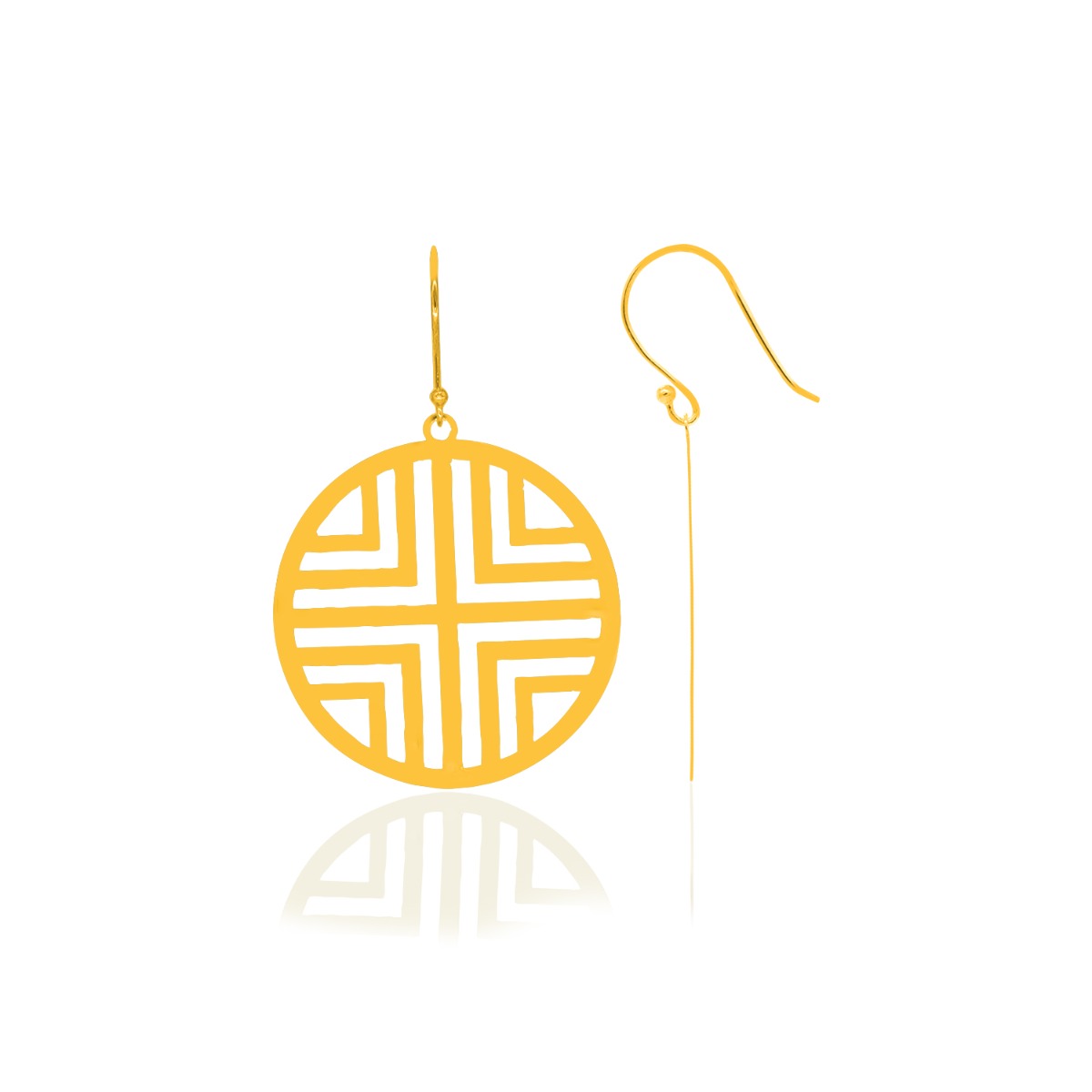 Sway Encircled Drop Earrings