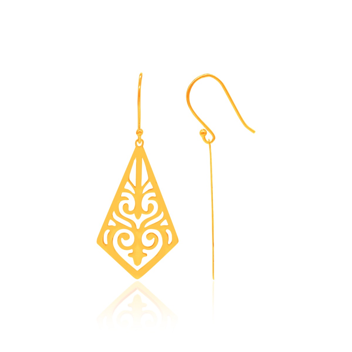 Triangular Drop Earrings
