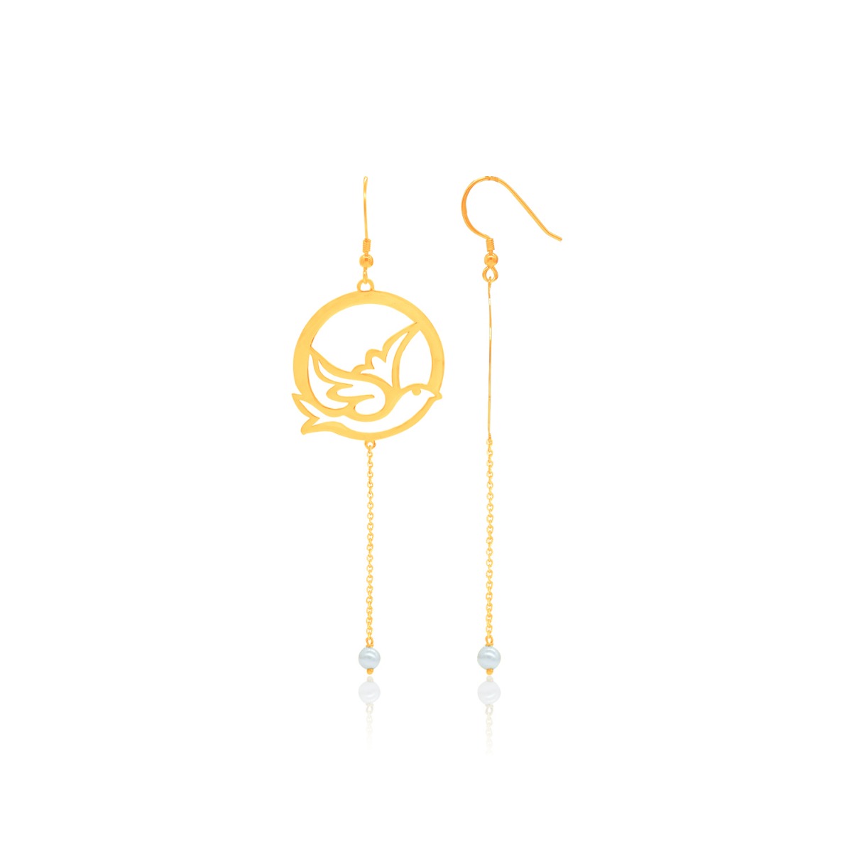 Iconic Flying Bird Drop Earrings
