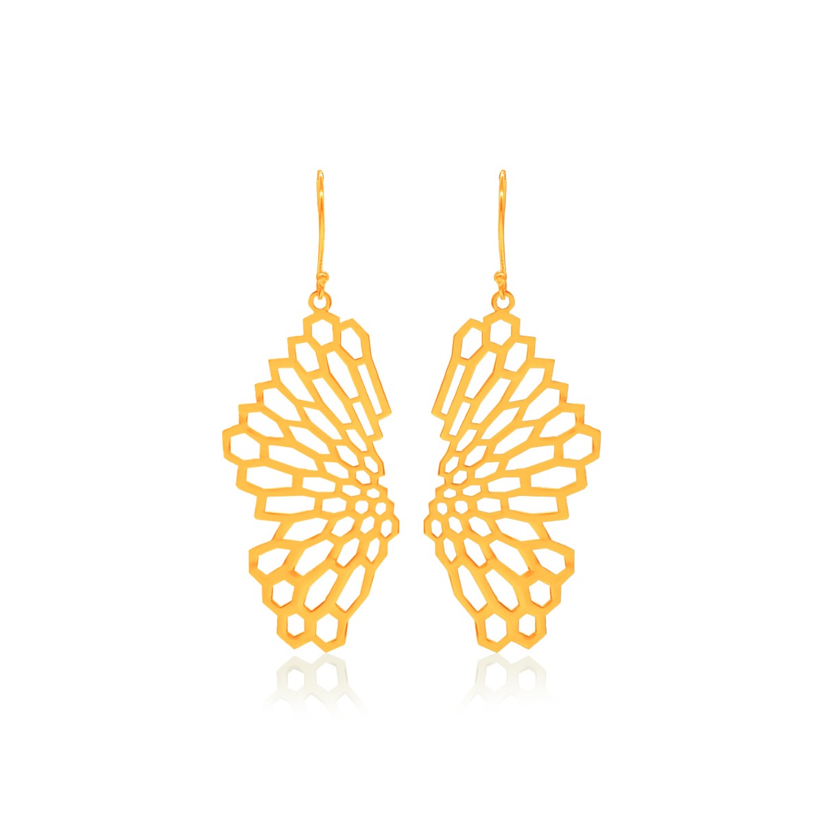 Charming Honeycomb Drop Earrings