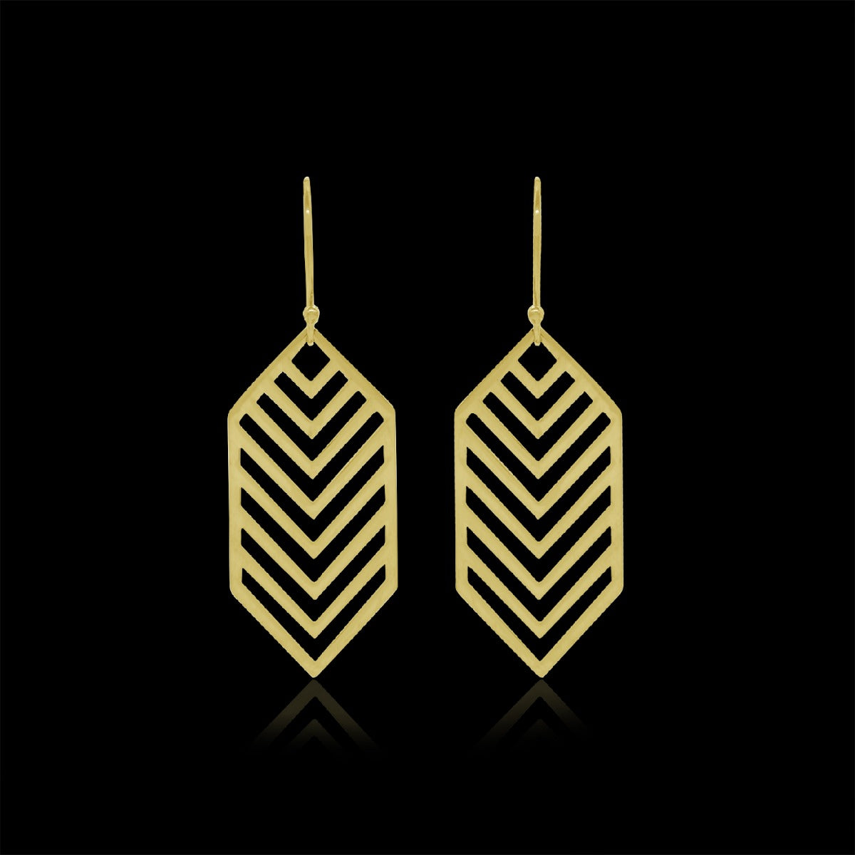 Angular Classic Drop Earrings