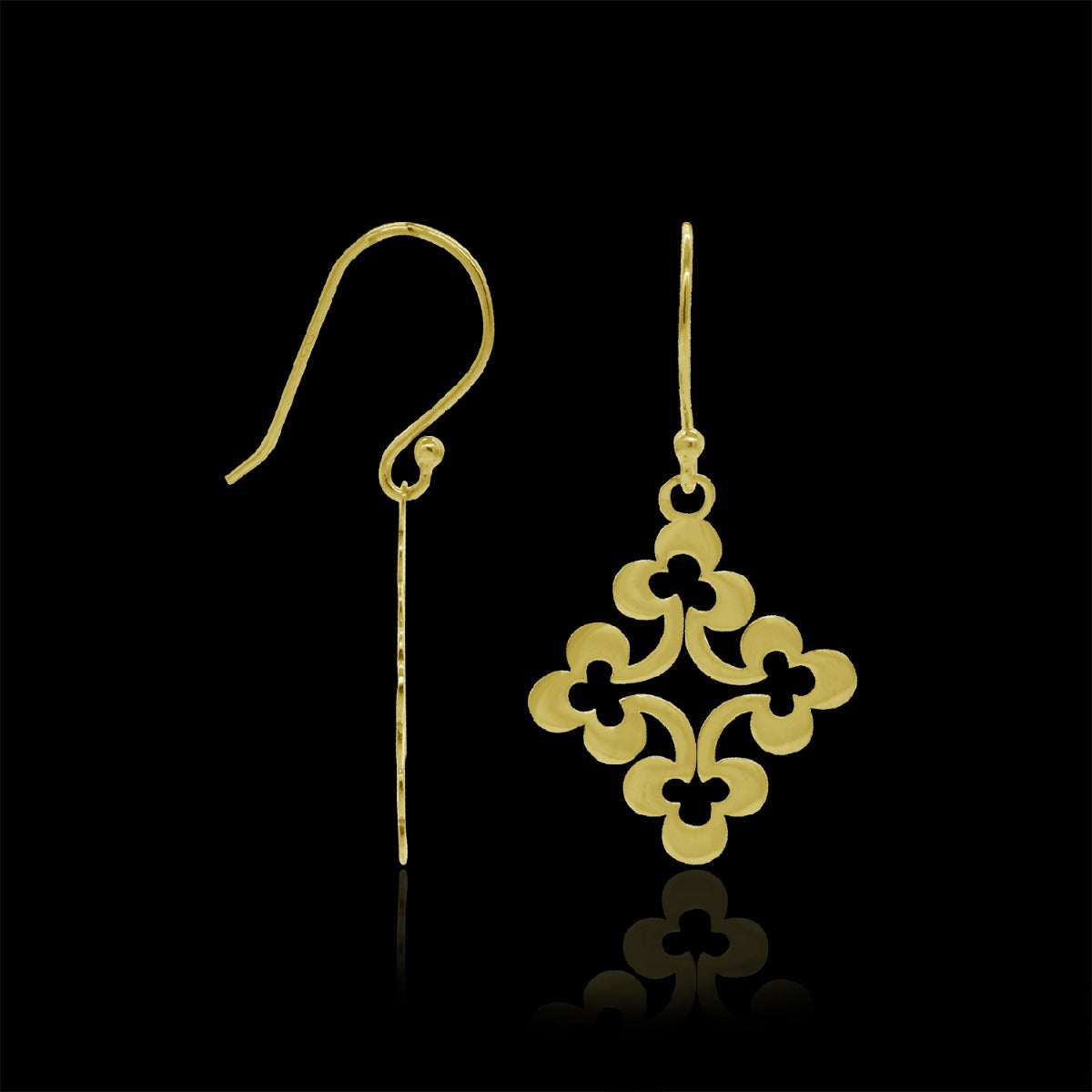 Misha Floret Drop Earrings