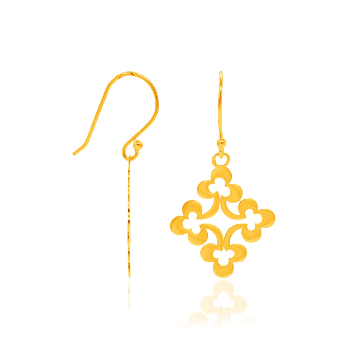 Misha Floret Drop Earrings
