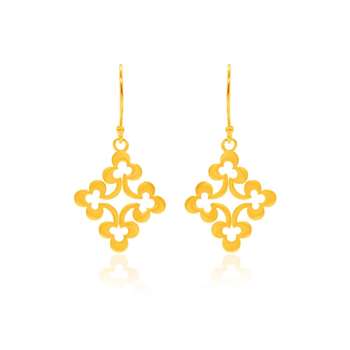 Misha Floret Drop Earrings