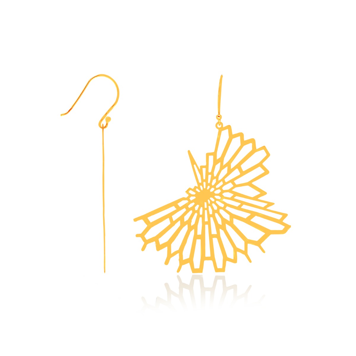 Glittering Drop Earrings