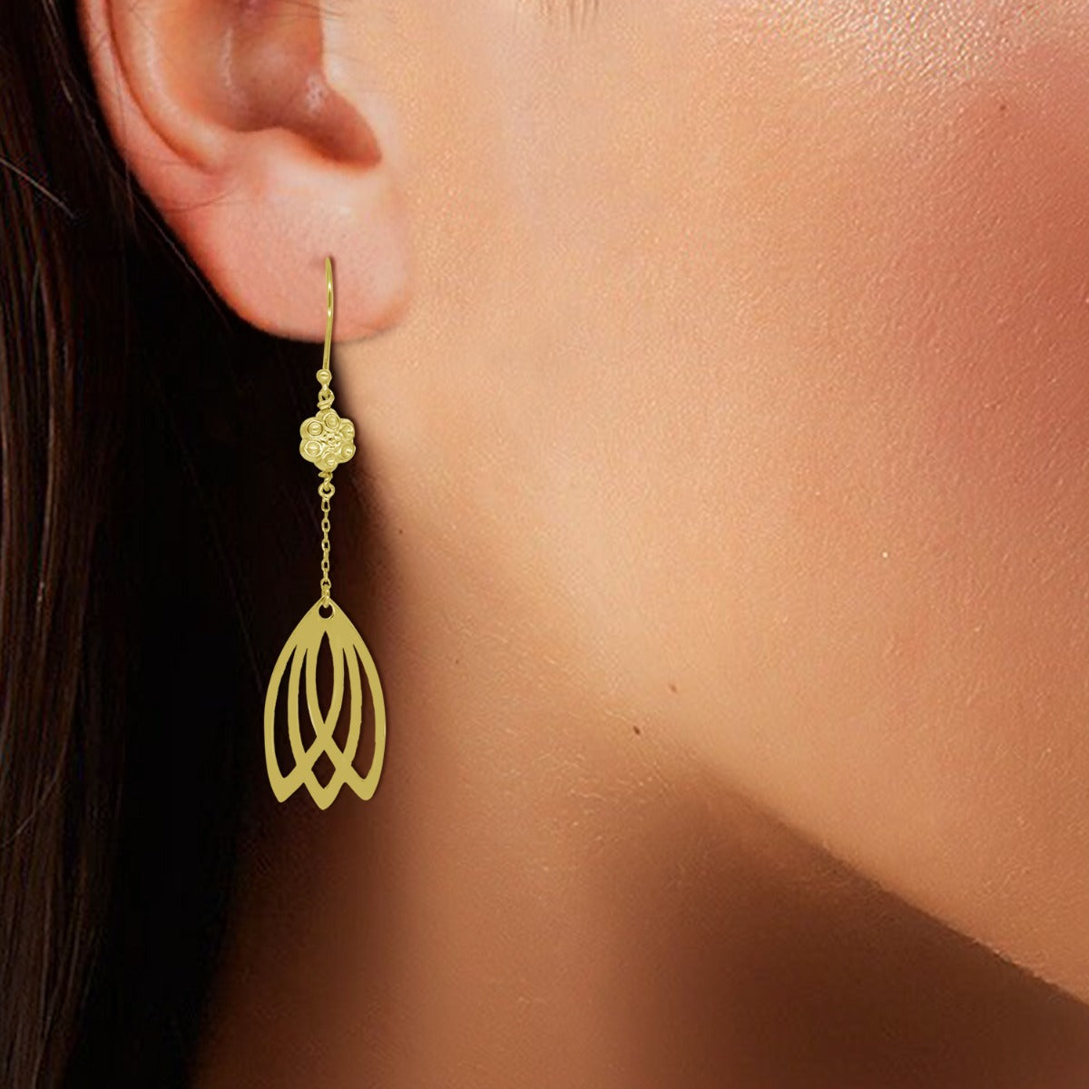 Enchanting Tulip Drop Earrings
