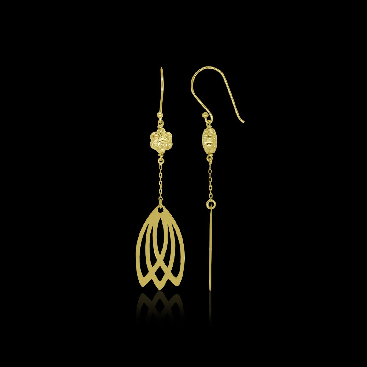 Enchanting Tulip Drop Earrings