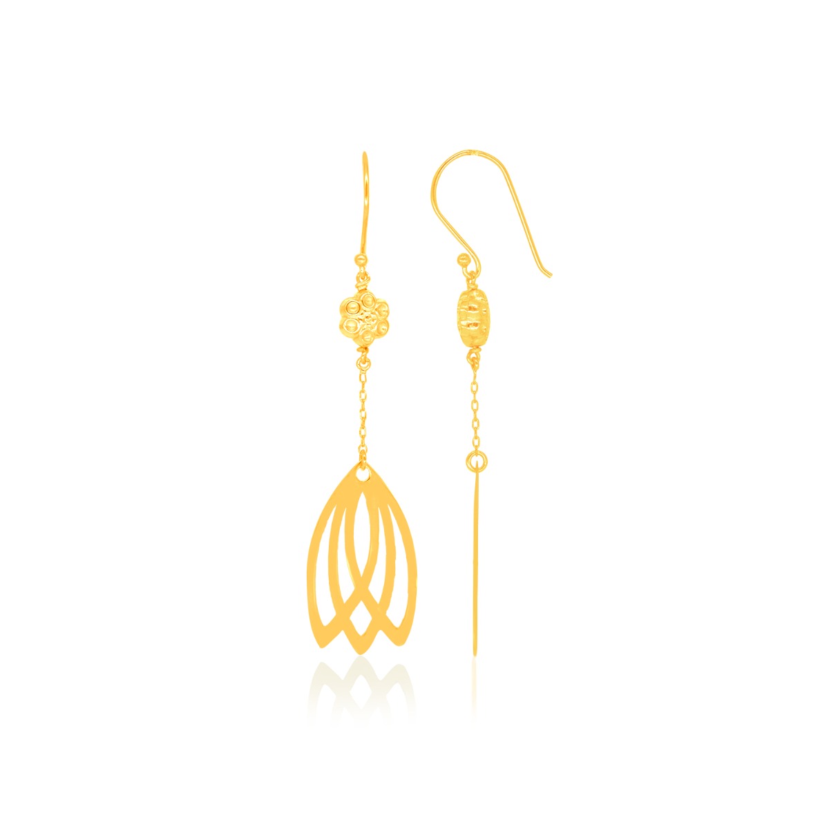 Enchanting Tulip Drop Earrings