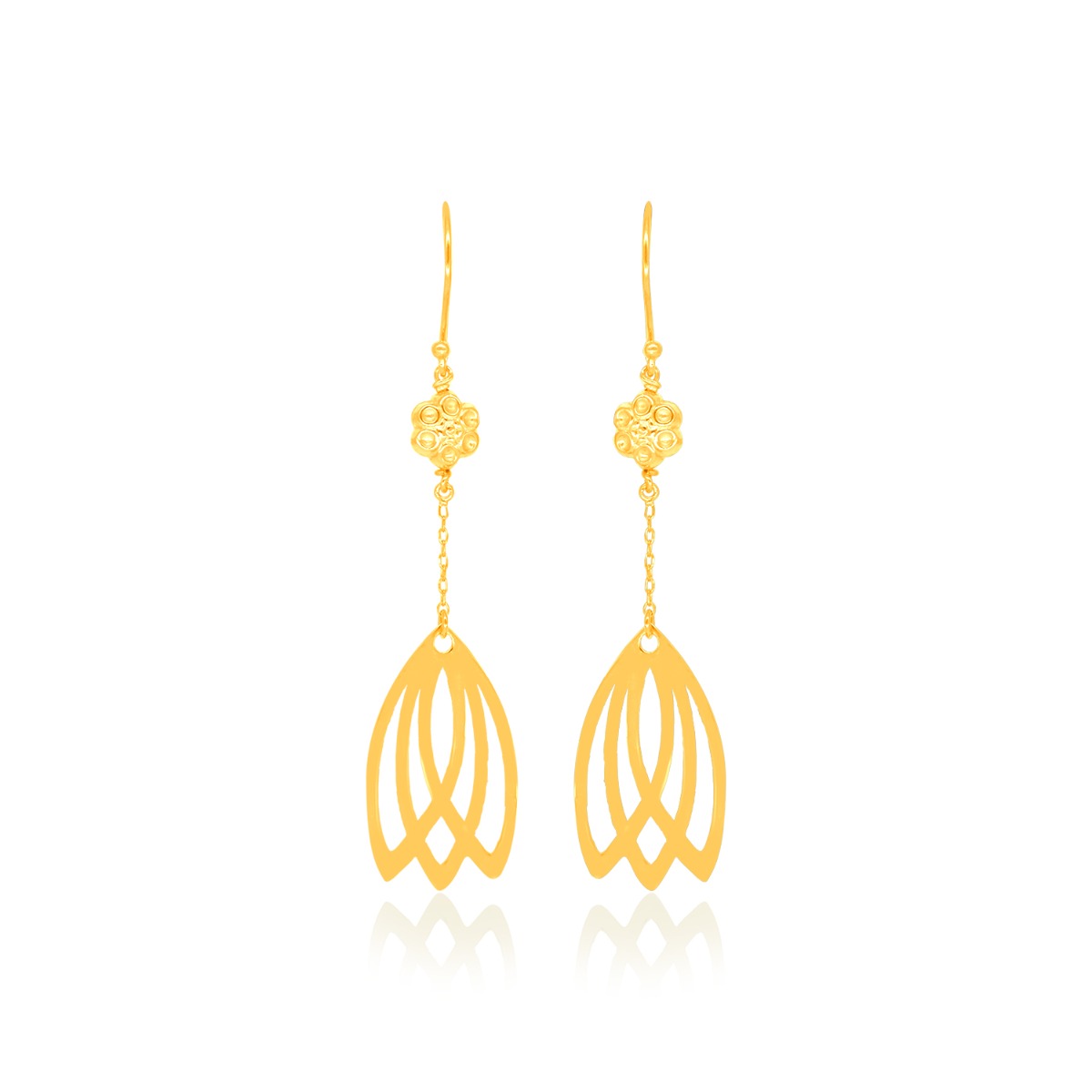 Enchanting Tulip Drop Earrings