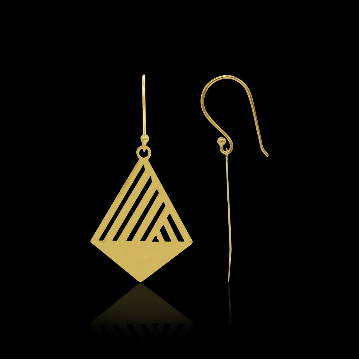 Oma Tringle Drop Earrings
