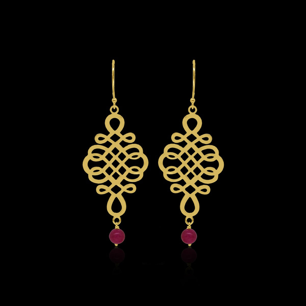Chole Contemporary Drop Earrings