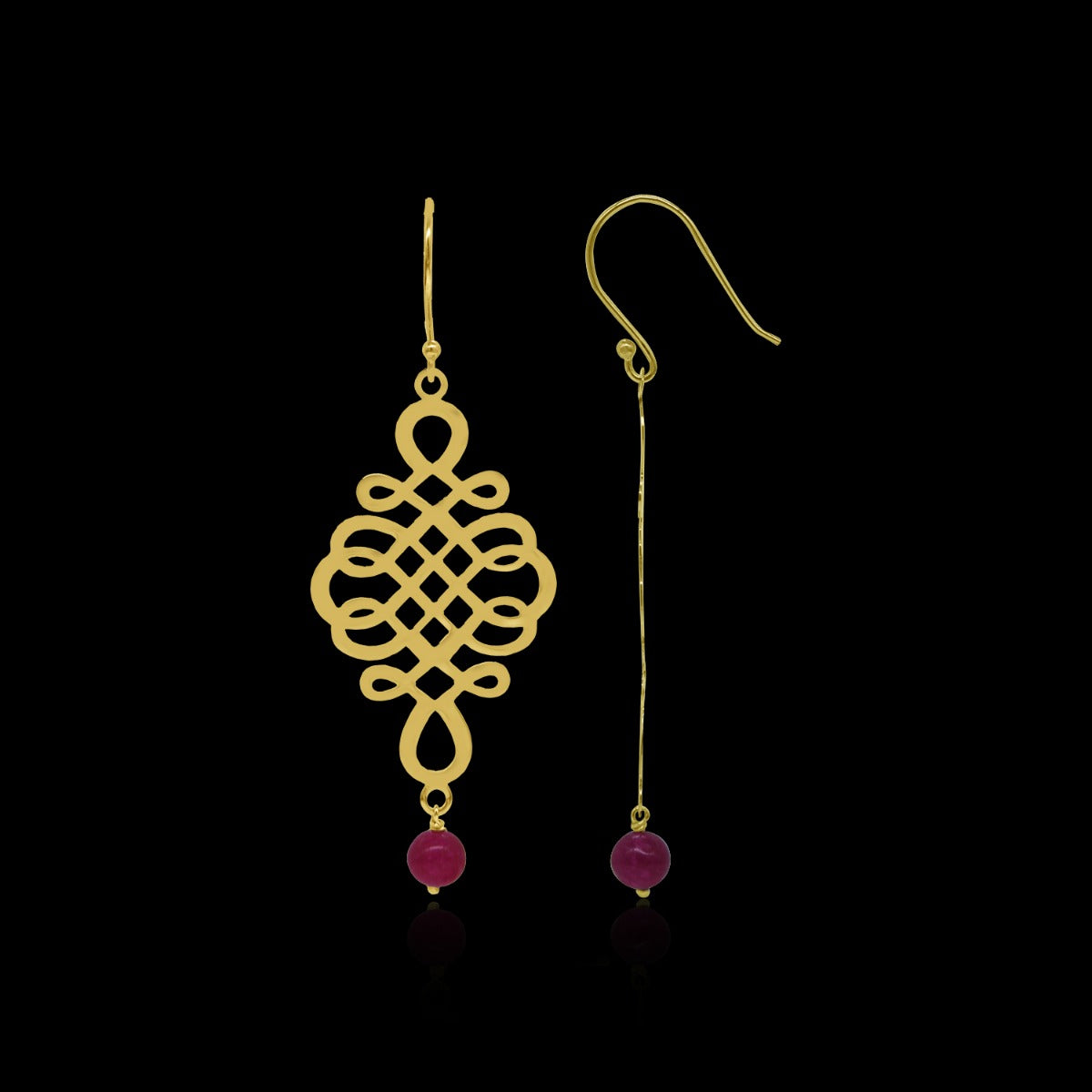 Chole Contemporary Drop Earrings