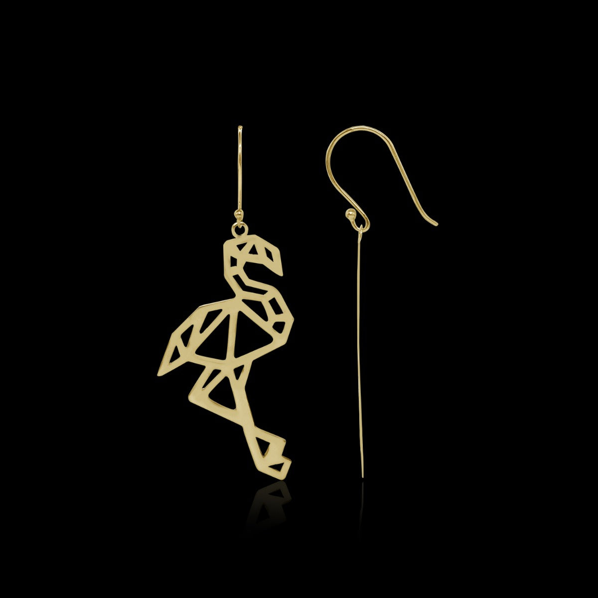 Gorgeous Ostrich Drop Earrings