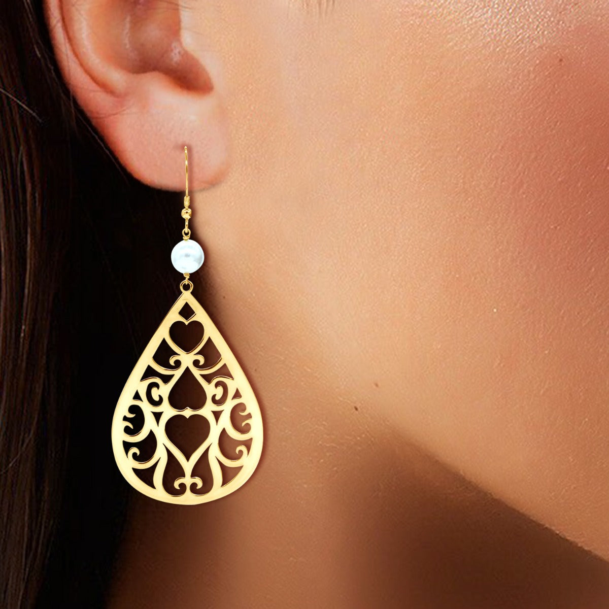 Jayme Pearl Drop Earrings