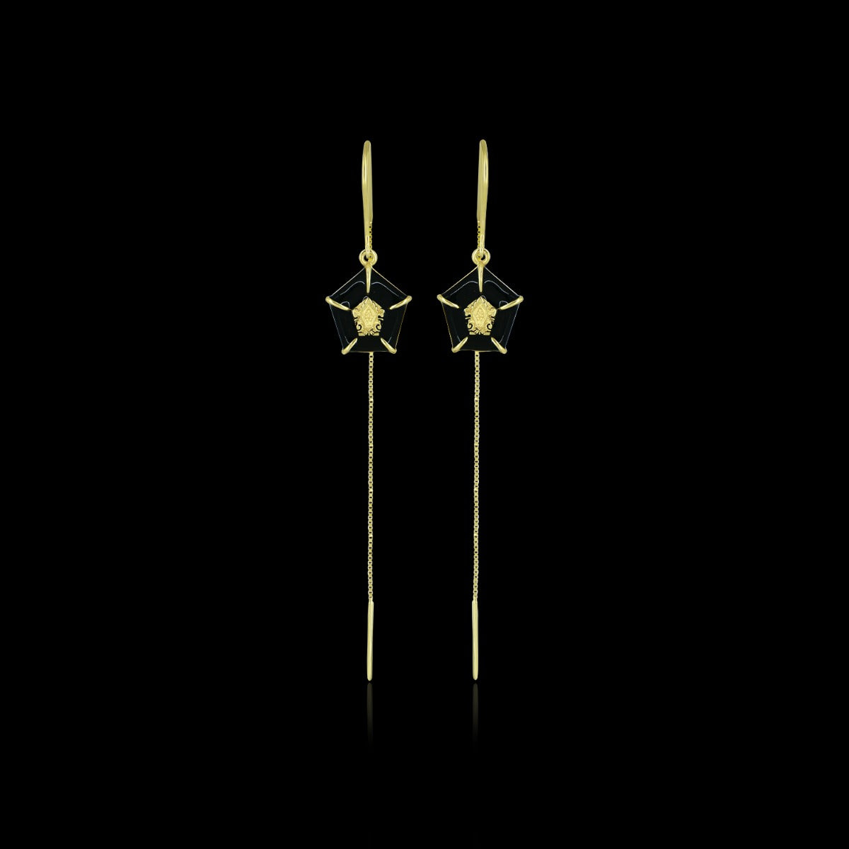 Glam Drop Sui Dhaga Earrings