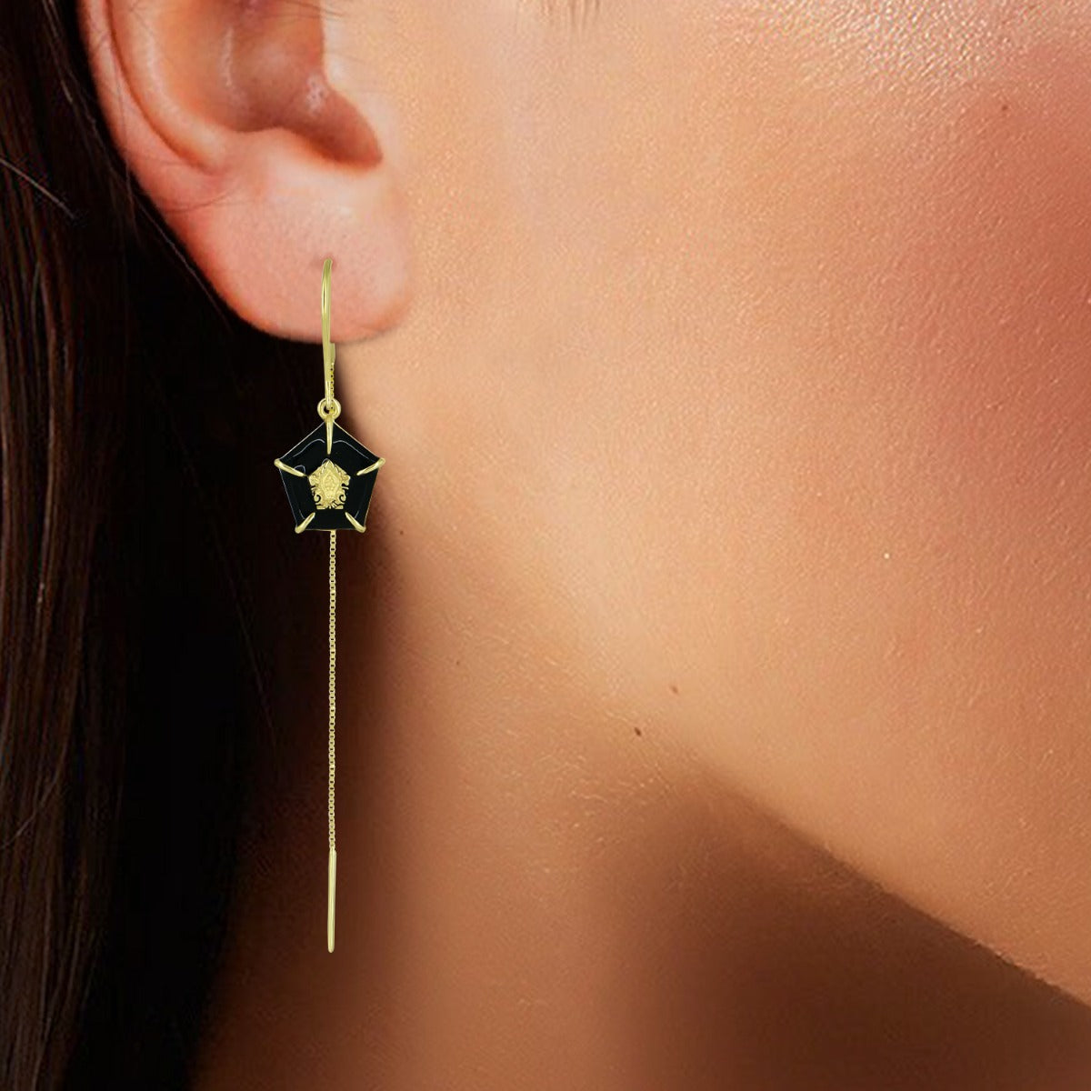 Glam Drop Sui Dhaga Earrings