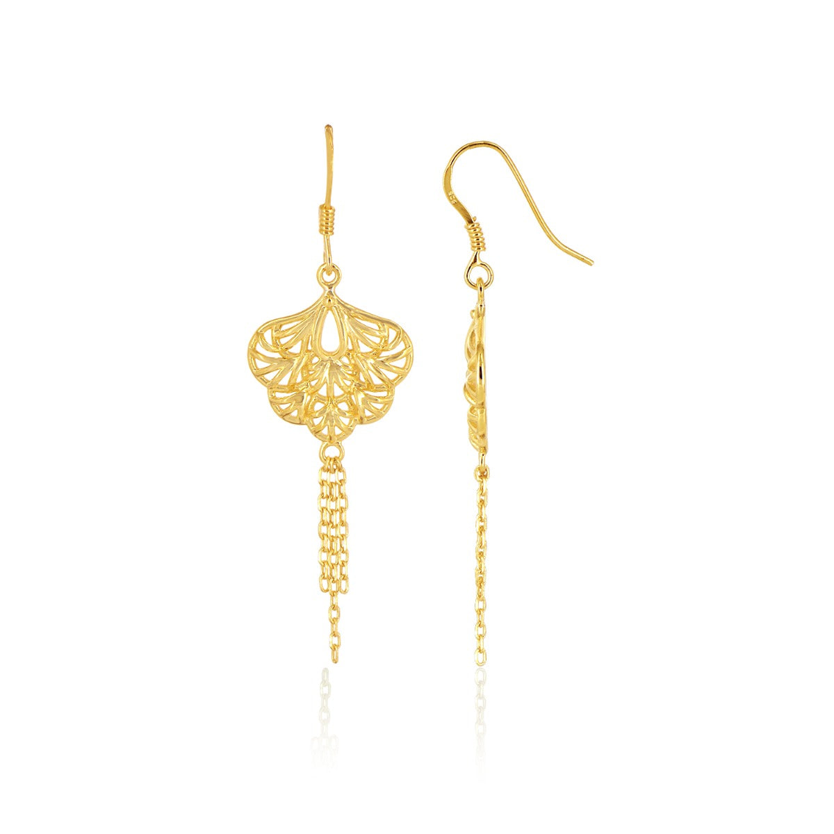 Tassel Dazzle Drop Earrings