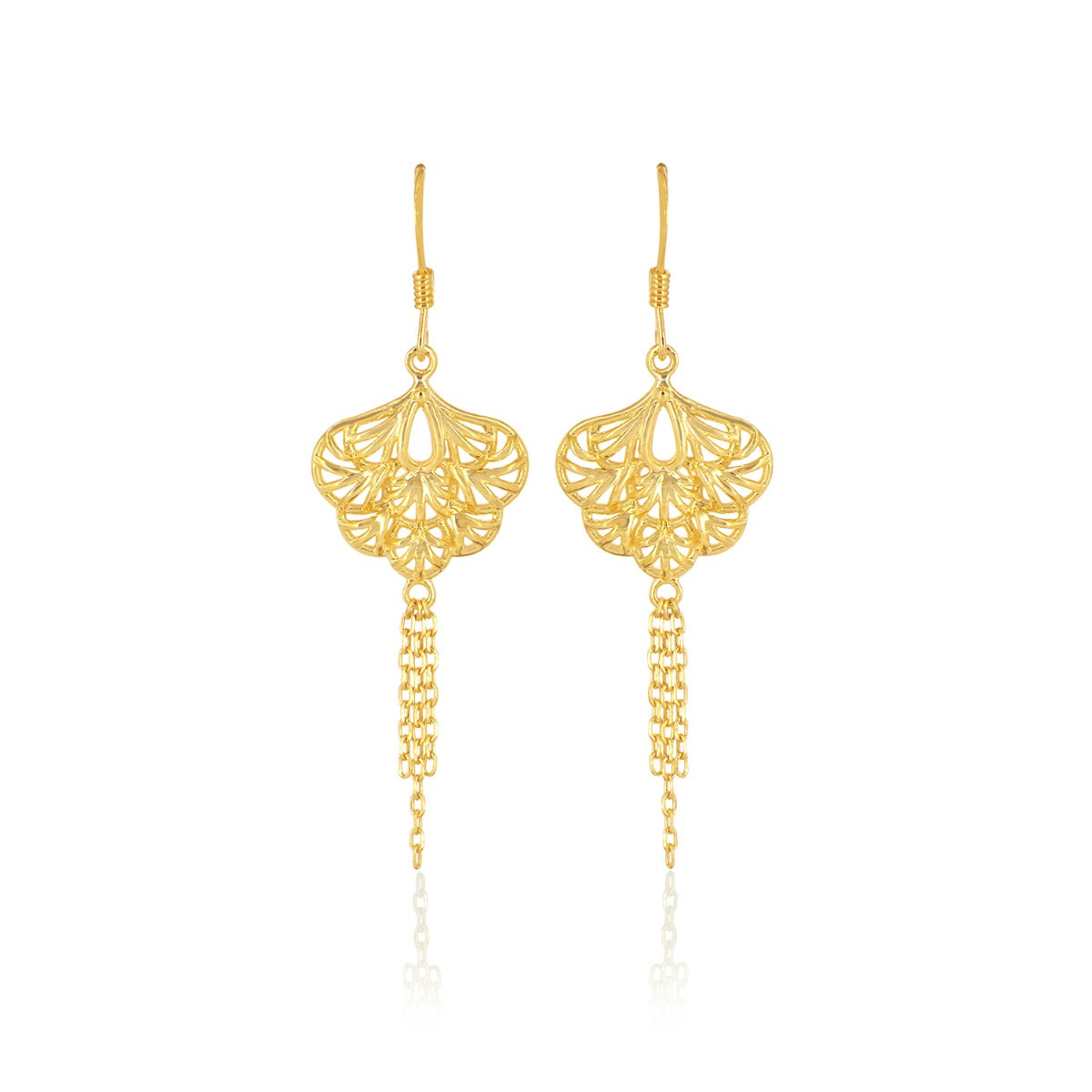Tassel Dazzle Drop Earrings