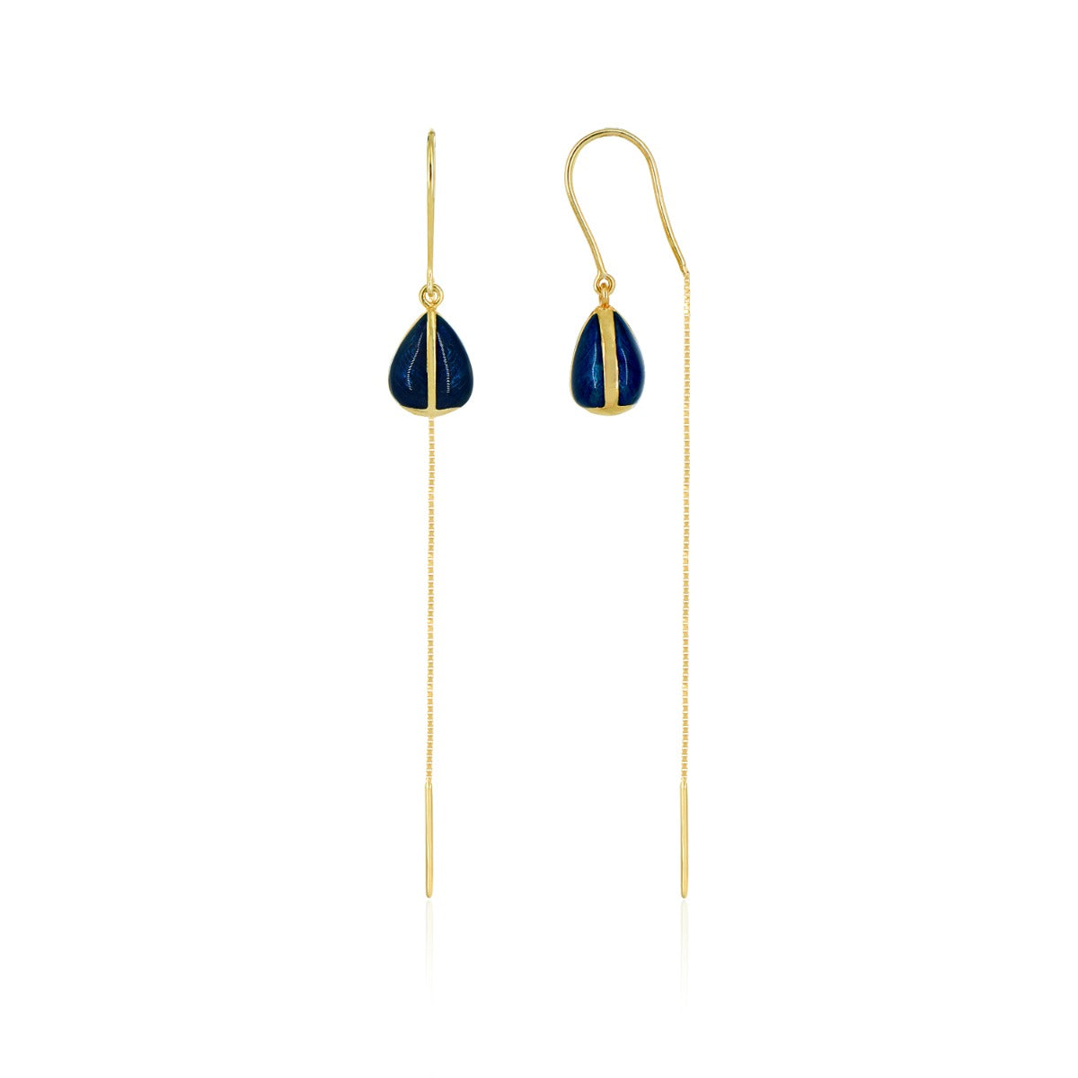 Falling Drop Sui Dhaga Earrings