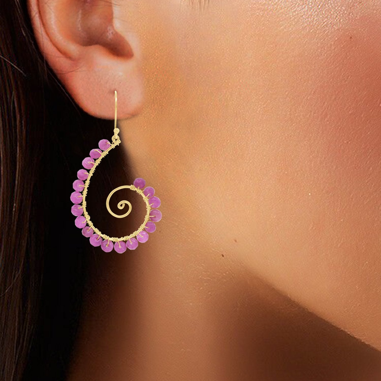 Swish Beaded Earrings