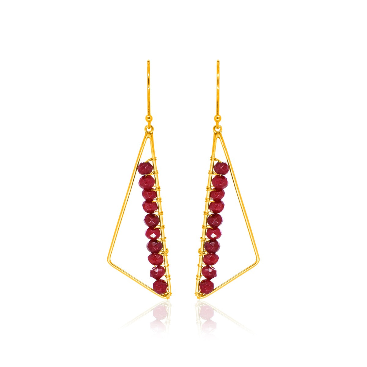 Lucy Beaded Drop Earrings