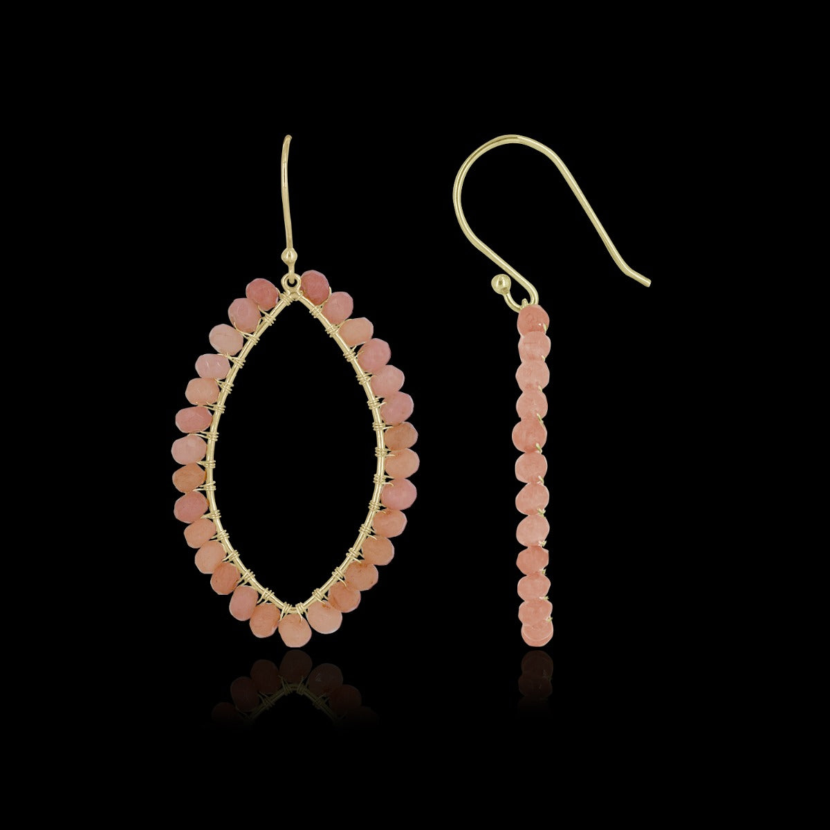 Classic Beaded Drop Earrings