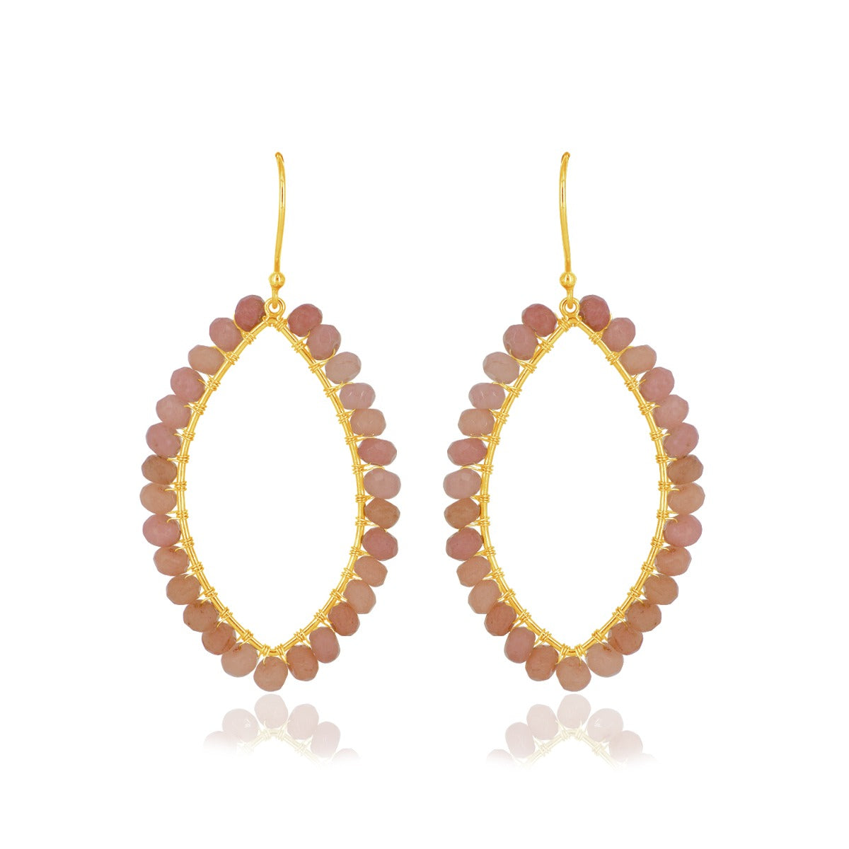 Classic Beaded Drop Earrings