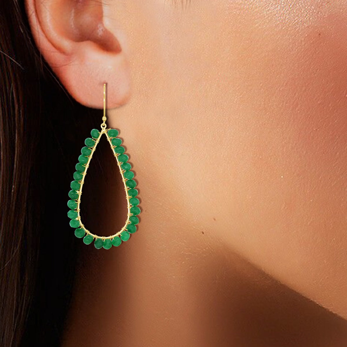 Liberty Beaded Drop Earrings