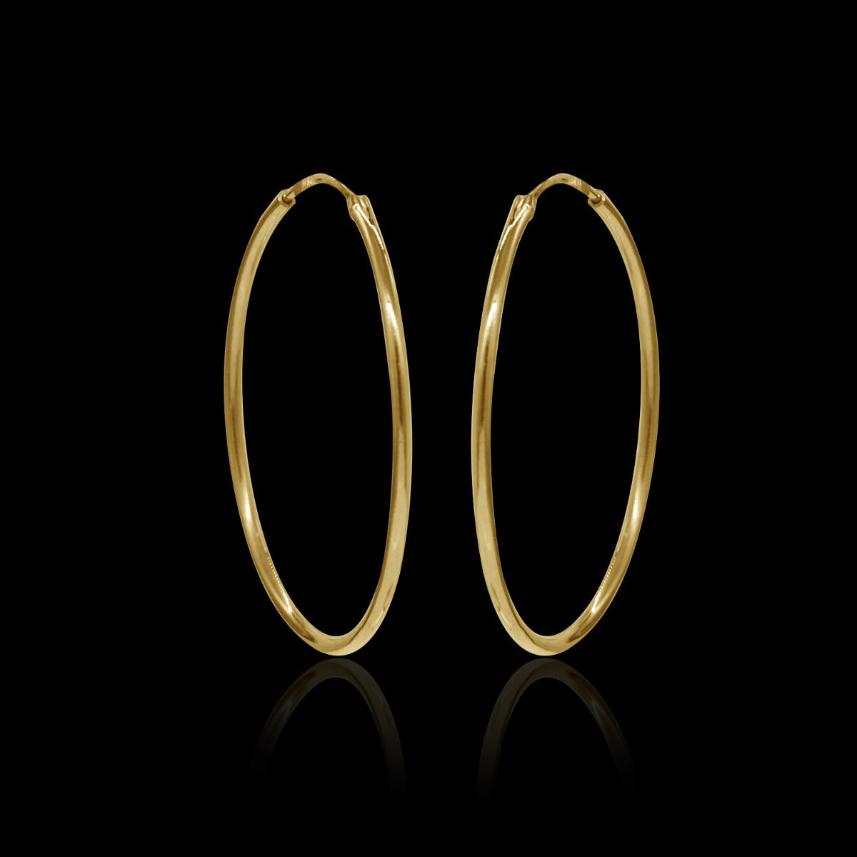 Sleek Hoop Earrings