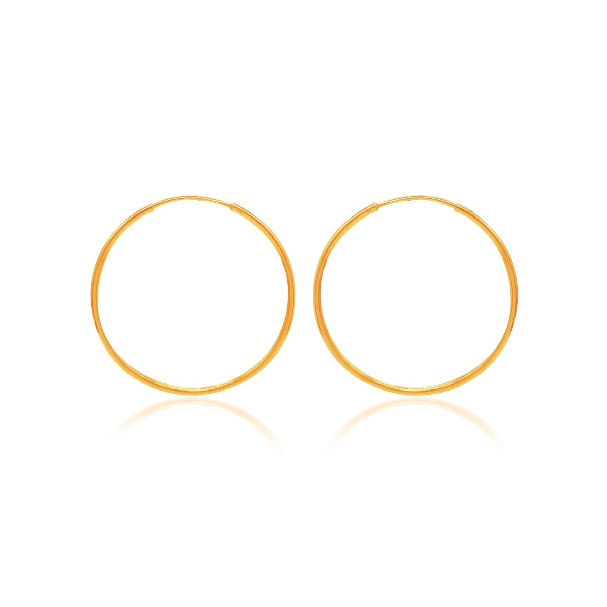 Sleek Hoop Earrings