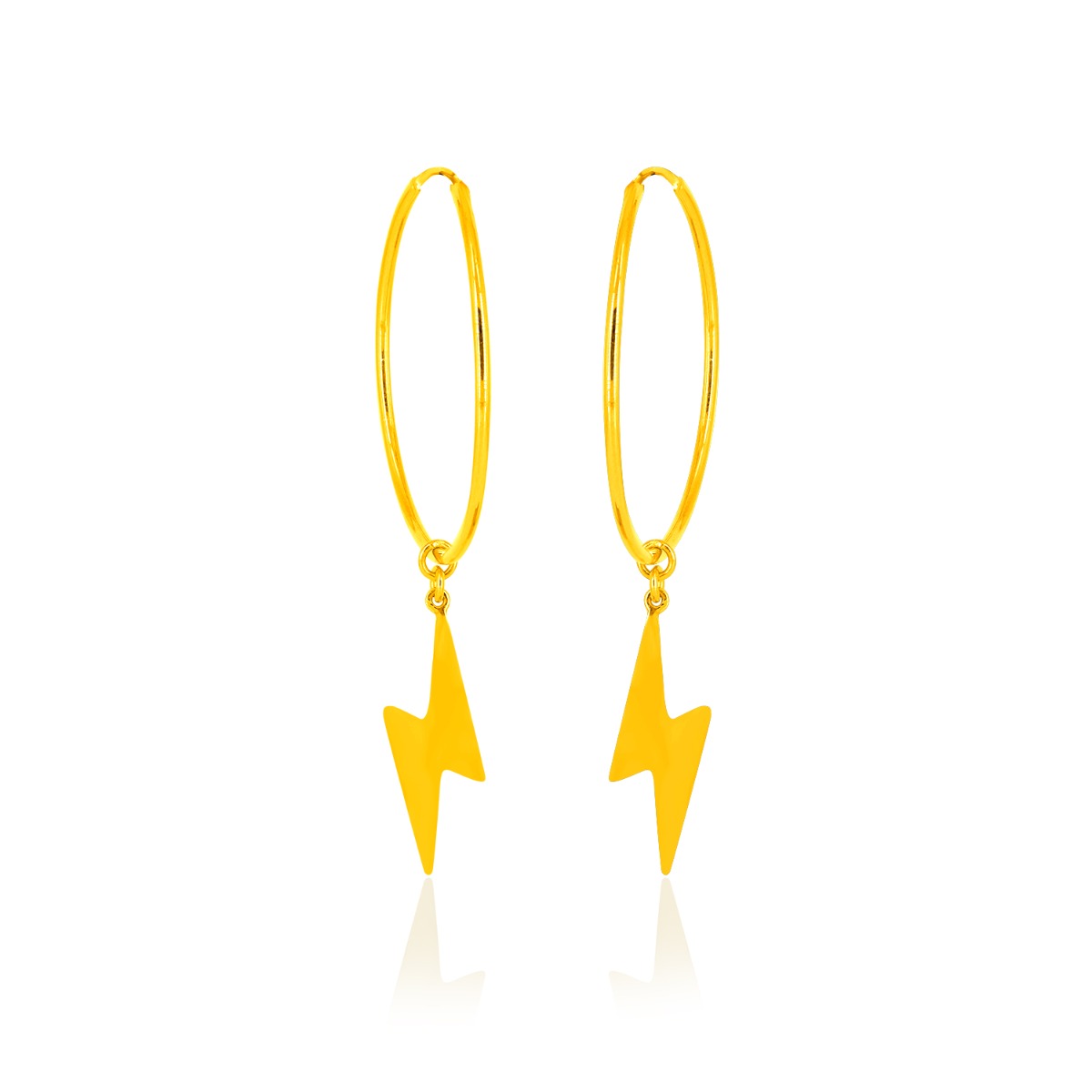 Thunder Hoop Earrings