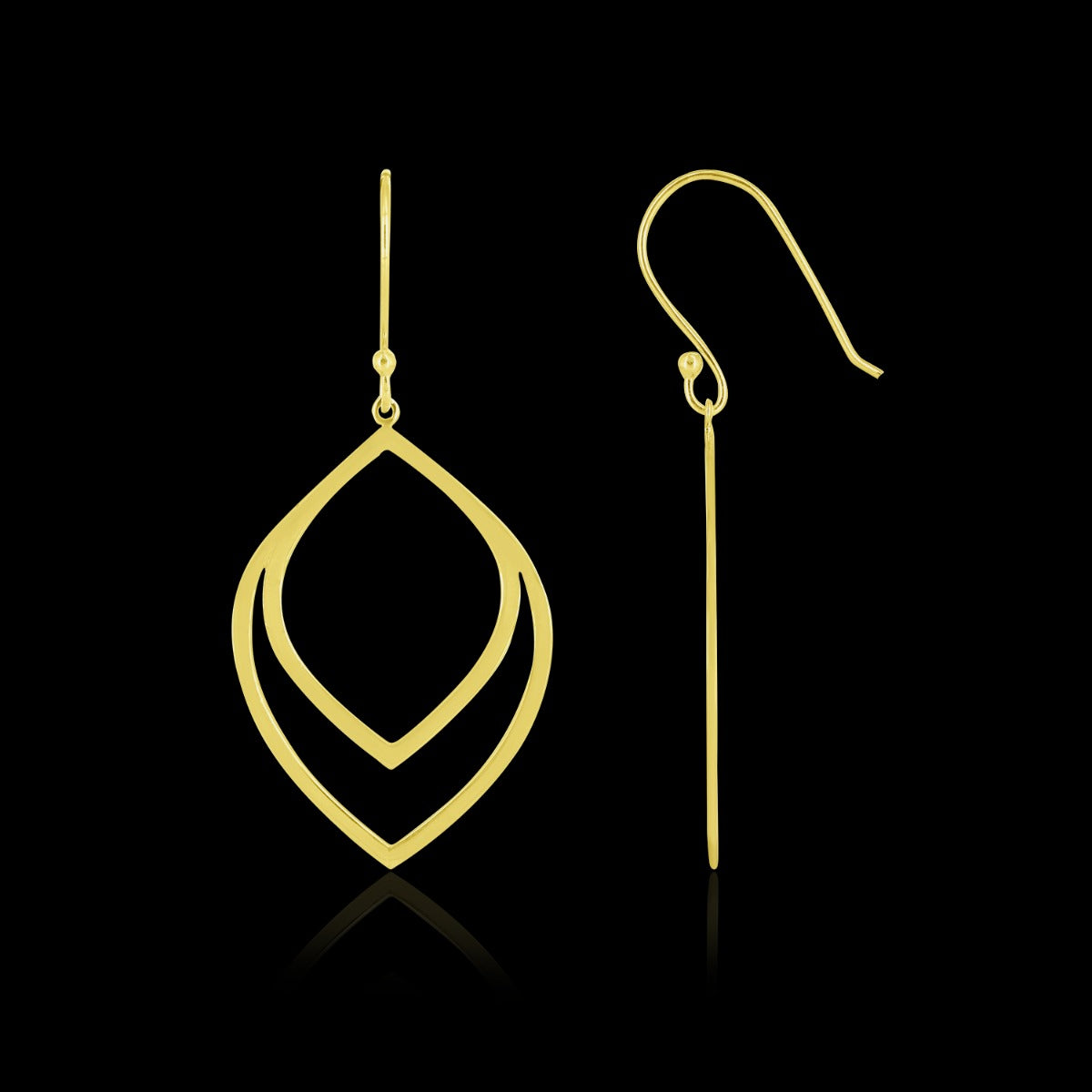 Leaflet Drop Earrings