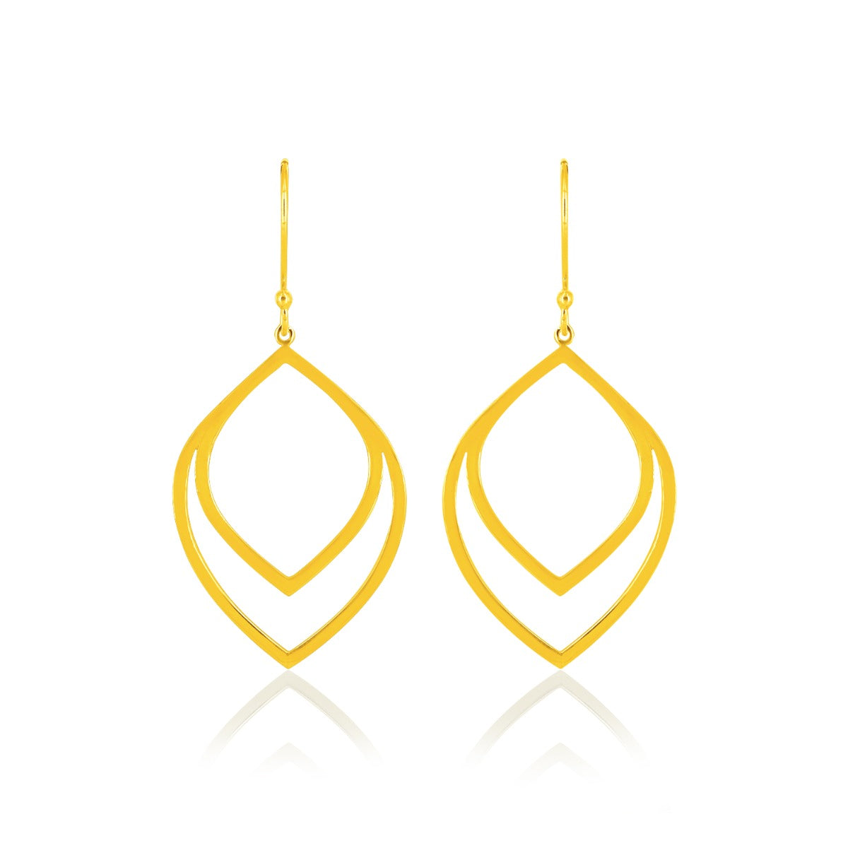 Leaflet Drop Earrings