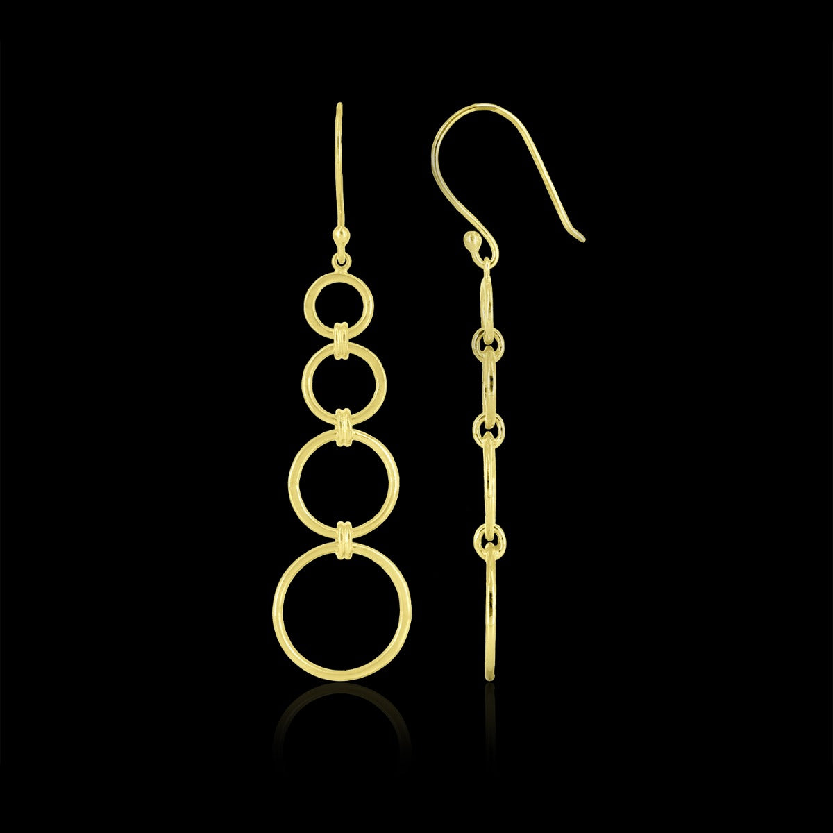 Cleopatra Encircled Drop Earrings
