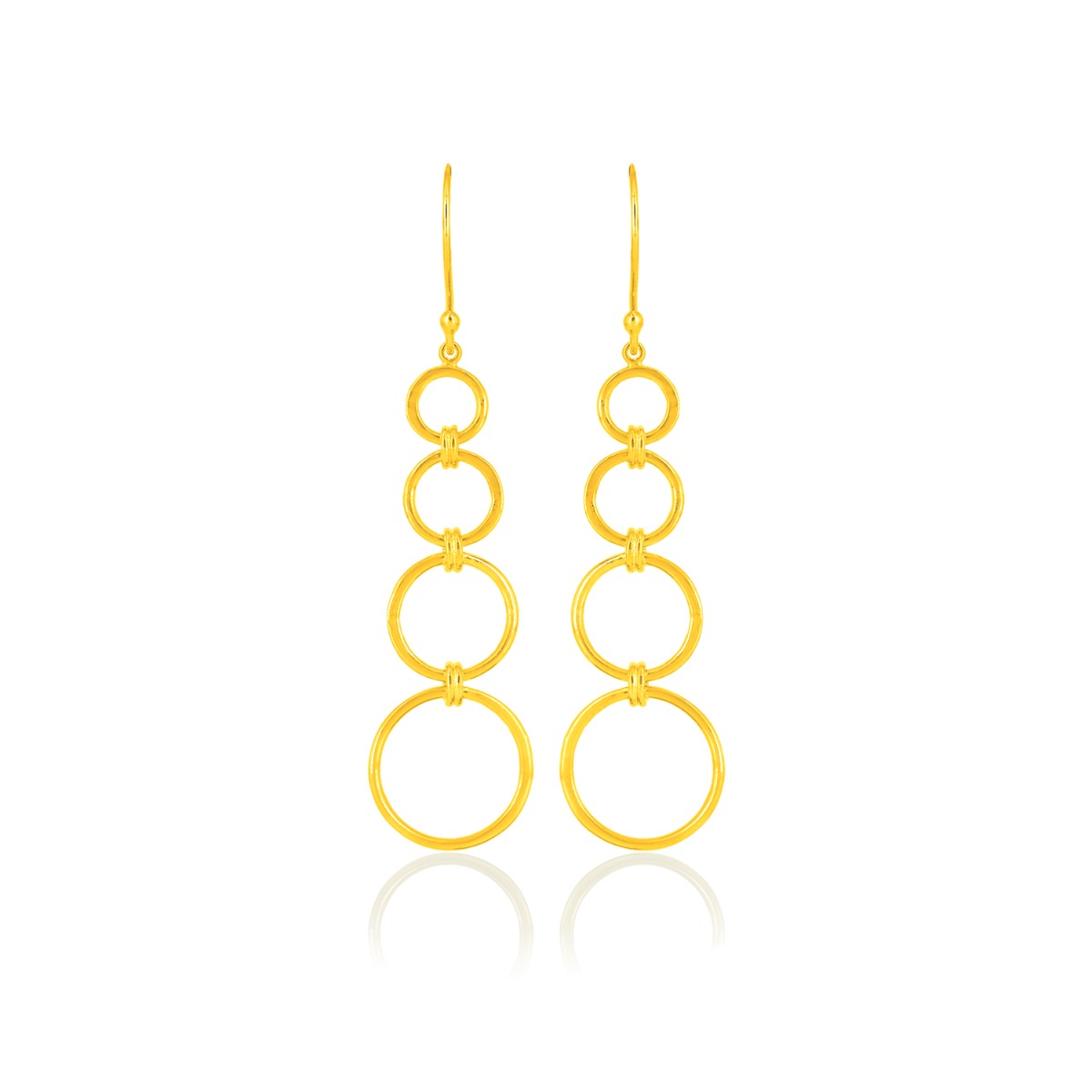 Cleopatra Encircled Drop Earrings