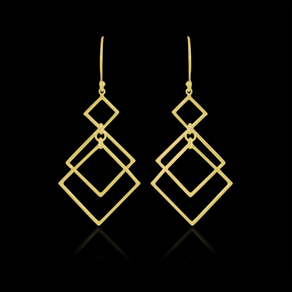 Forever Quadrate Drop Earrings