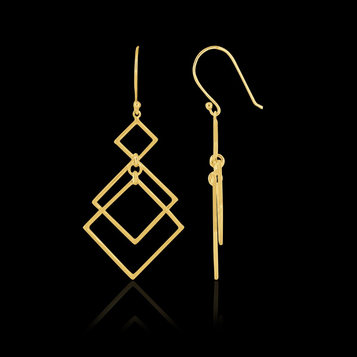 Forever Quadrate Drop Earrings