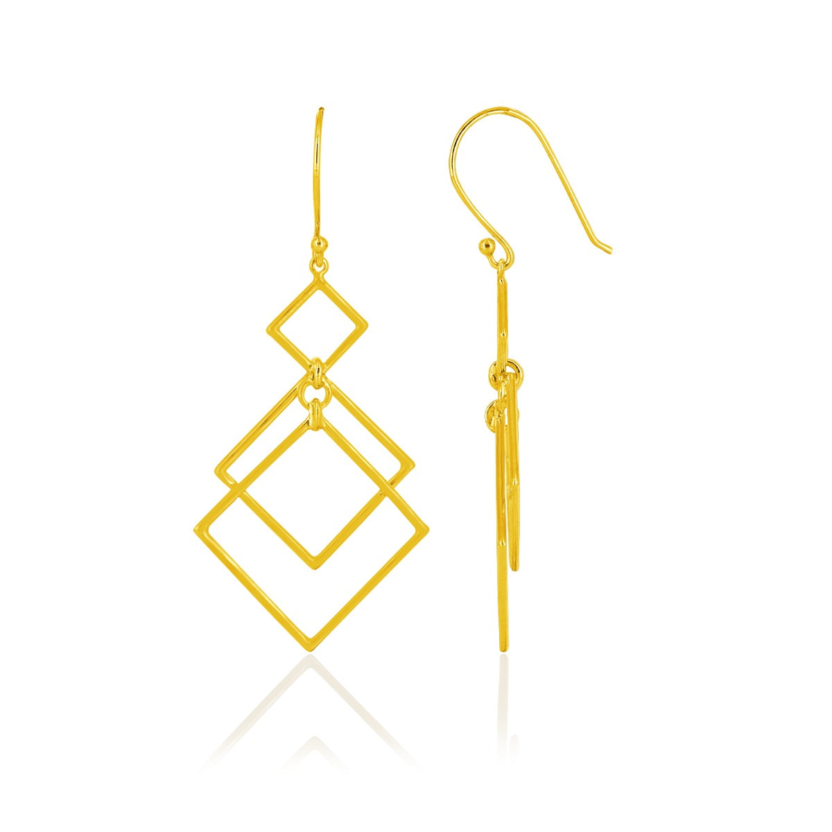 Forever Quadrate Drop Earrings
