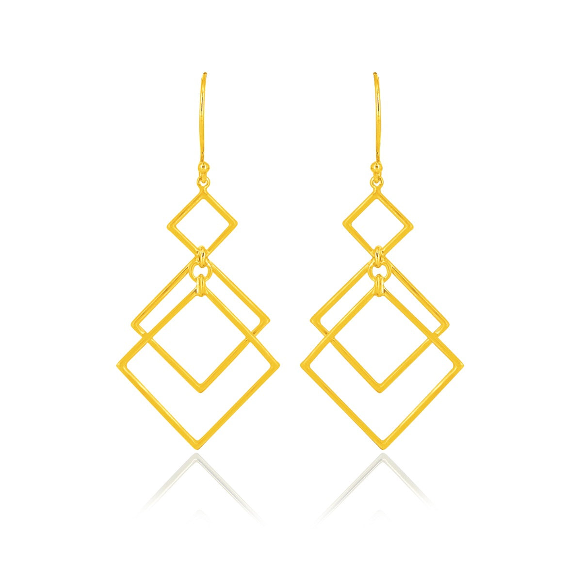 Forever Quadrate Drop Earrings