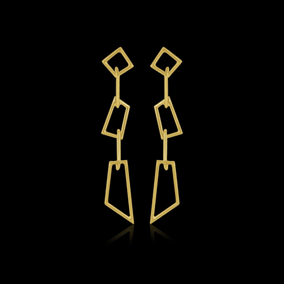 Classic Quads Drop Earrings