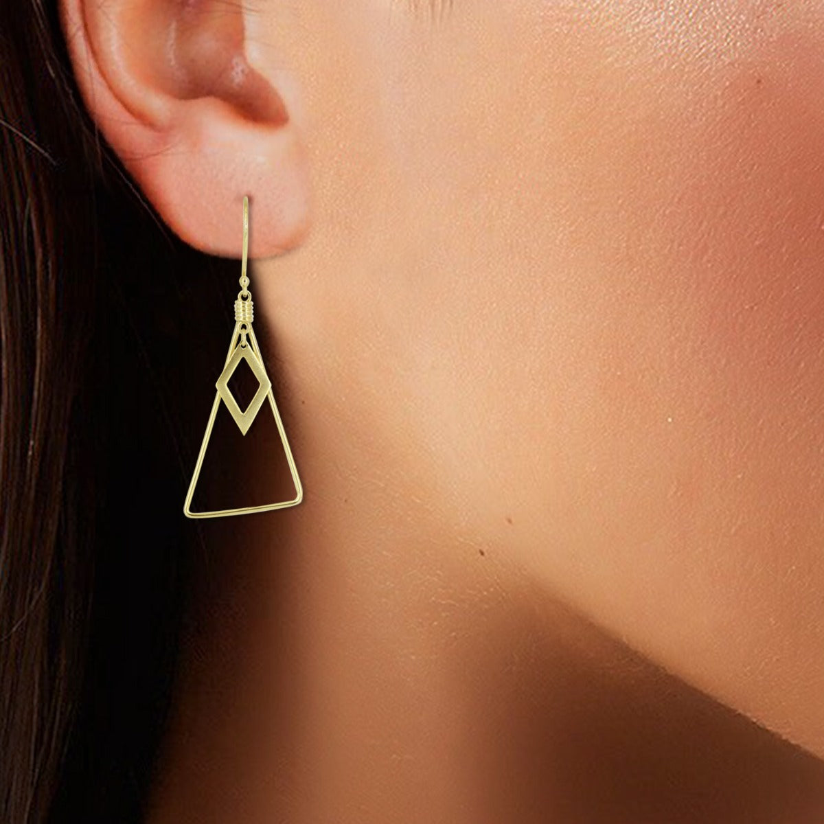 Trigon Drop Earrings