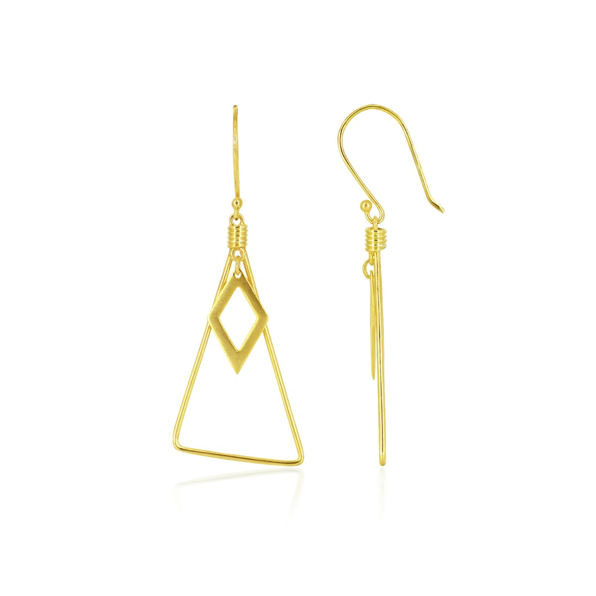 Trigon Drop Earrings